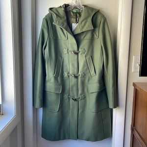 United Colors of Benetton green wool coat